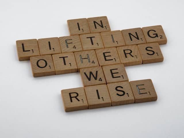 lifting others we rise